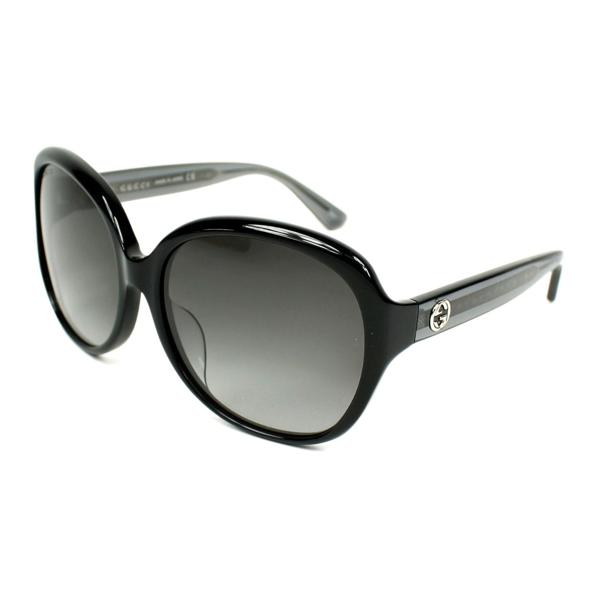 Gucci Women's Sunglasses Spring Summer 2017 Black Grey CR 39 CR 39 Gradient GG0080SK 002