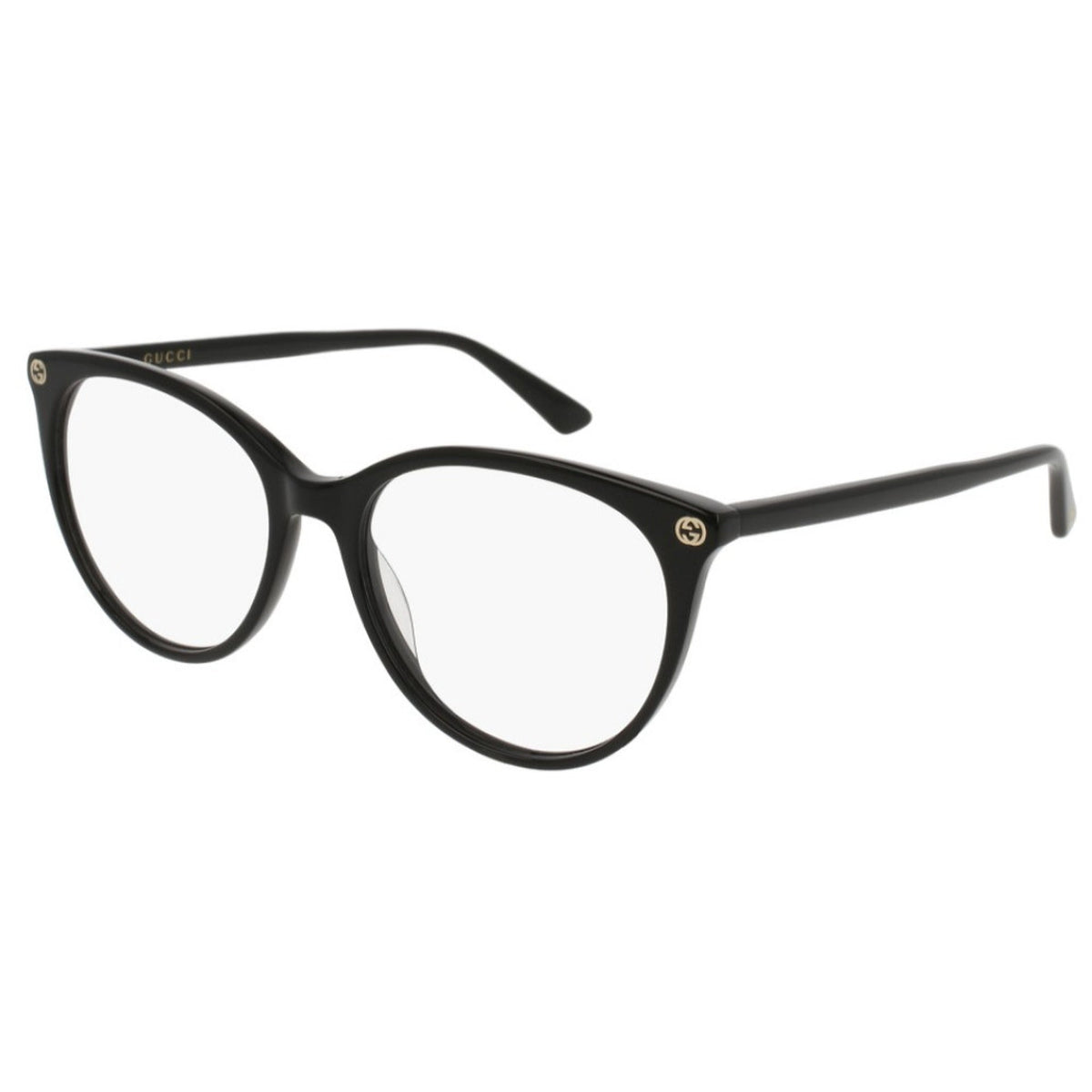 Gucci Women's Sunglasses Spring Summer 2017 Black Transparent Demo Lens Demo Lens  GG0093O 001