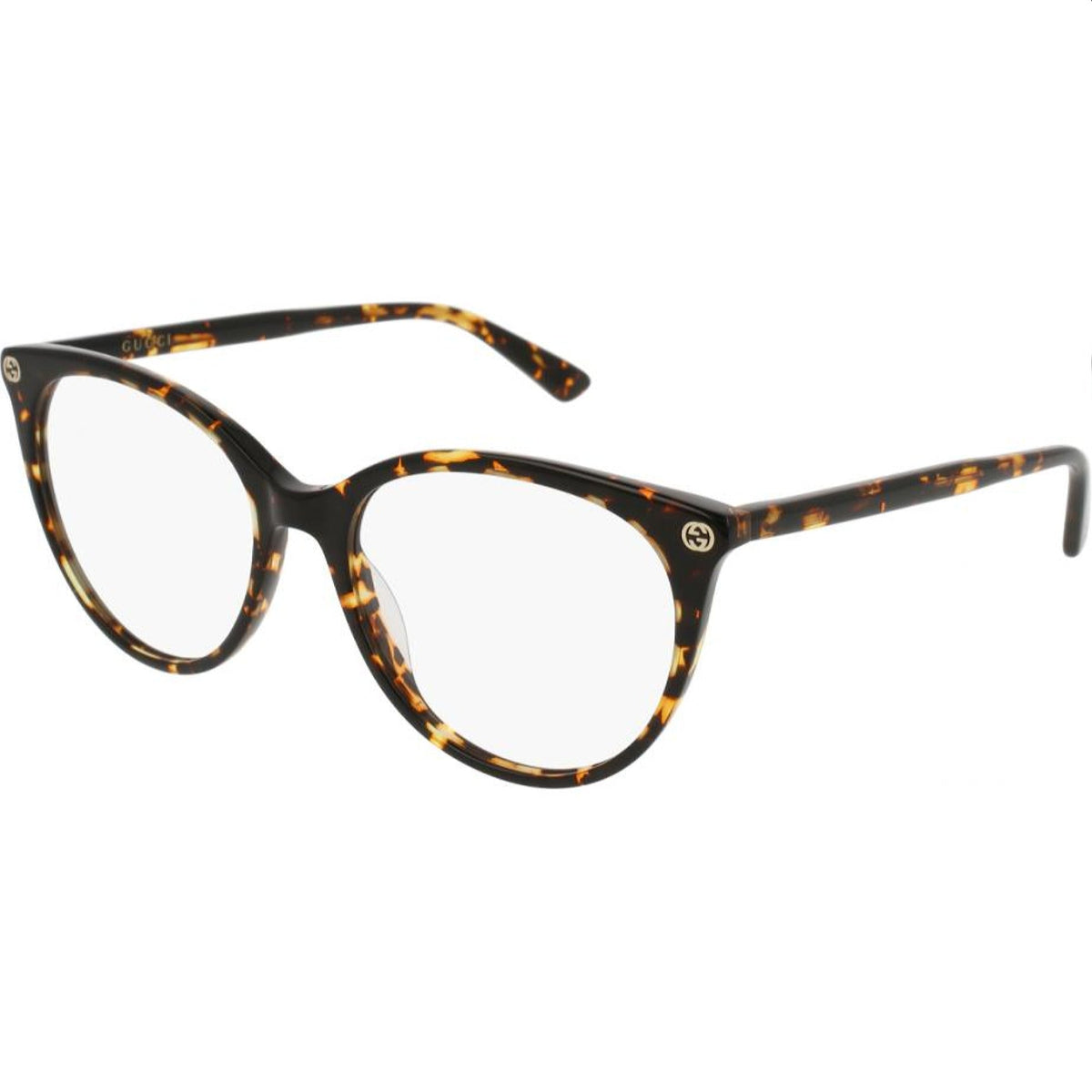Gucci Women's Sunglasses Spring Summer 2017 Havana Transparent Demo Lens Demo Lens  GG0093O 002