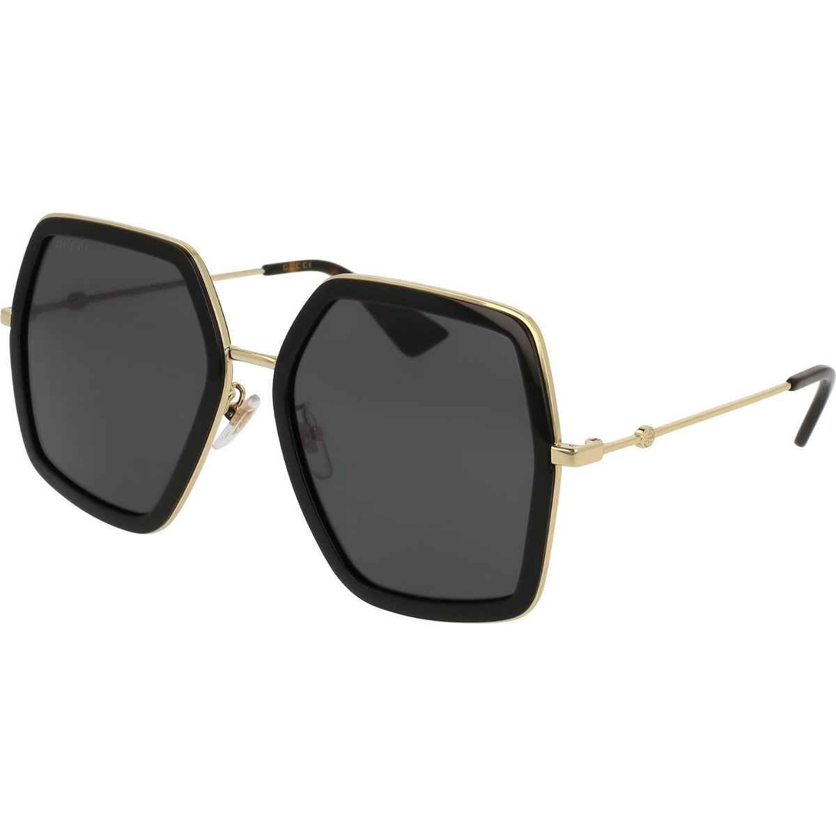 Gucci Women's Sunglasses Spring Summer 2017 Black Grey Nylon Nylon GG0106S 001