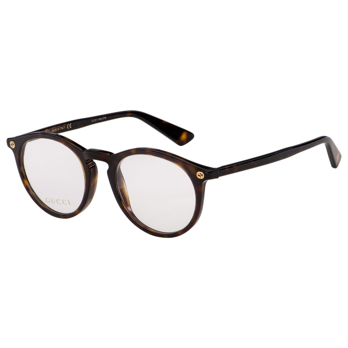 Gucci Men's Sunglasses Spring Summer 2017 Havana Transparent Demo Lens Demo Lens  GG0121O 002
