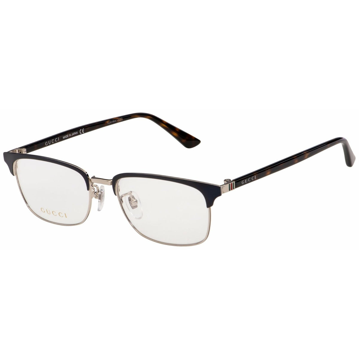 Gucci Men's Sunglasses Spring Summer 2017 Blue Transparent Demo Lens Demo Lens  GG0131O 003