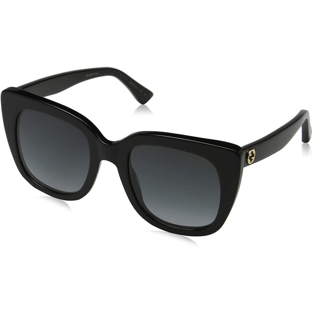 Gucci Women's Sunglasses Fall Winter 2017 Black Grey Nylon Nylon Gradient GG0163S 001