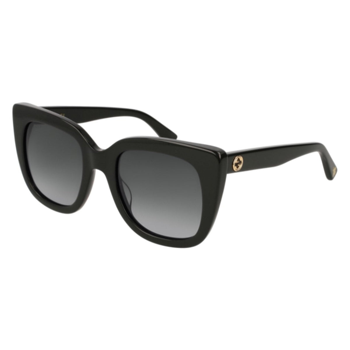 Gucci Women's Sunglasses Spring Summer 2022 Black Grey Nylon Nylon Gradient GG0163SN 001