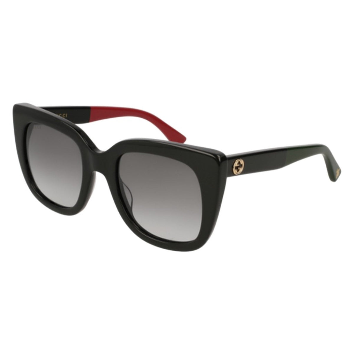 Gucci Women's Sunglasses Spring Summer 2022 Black Grey Nylon Nylon Gradient GG0163SN 003