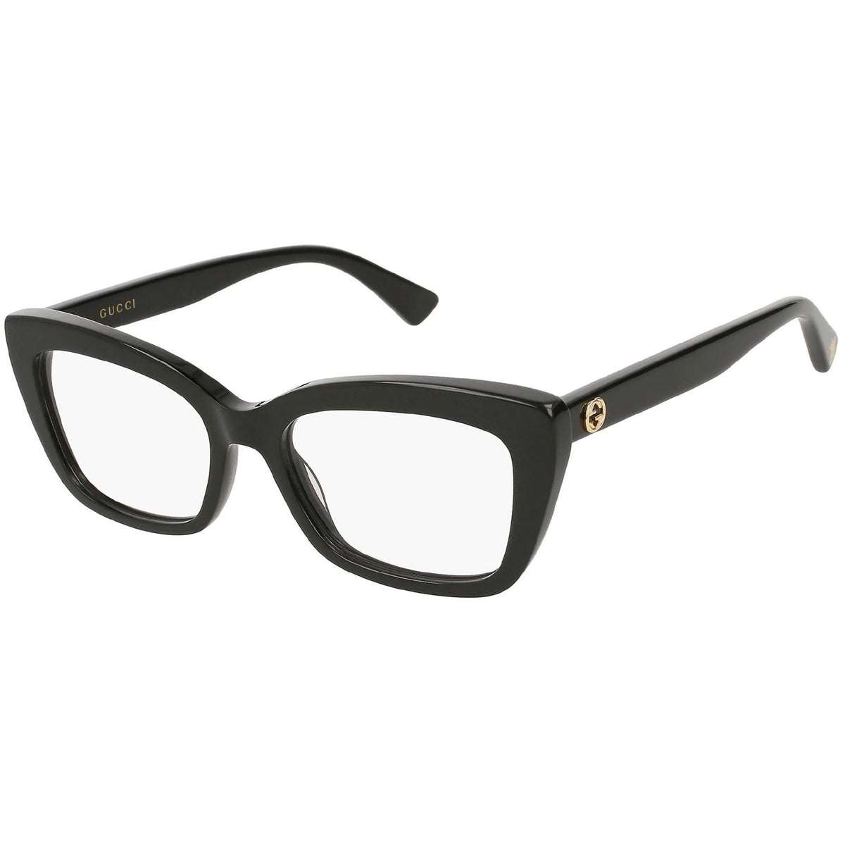 Gucci Women's Sunglasses Spring Summer 2022 Black Transparent Demo Lens Demo Lens  GG0165ON 001