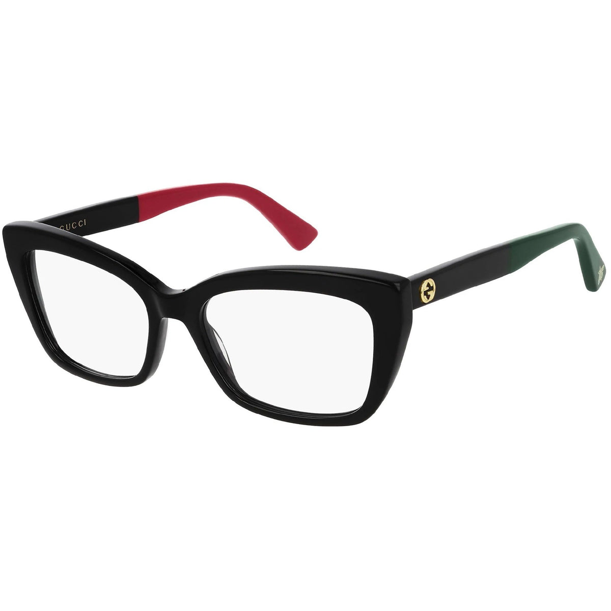 Gucci Women's Sunglasses Spring Summer 2022 Black Transparent Demo Lens Demo Lens  GG0165ON 003
