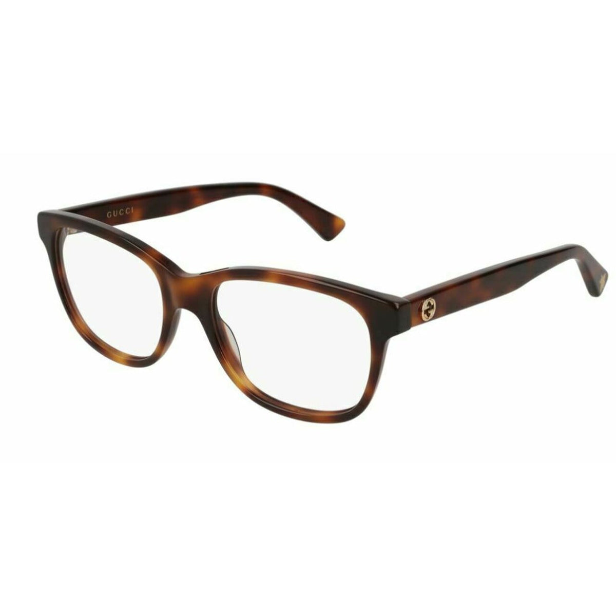 Gucci Women's Sunglasses Spring Summer 2017 Havana Transparent Demo Lens Demo Lens  GG0166O 004