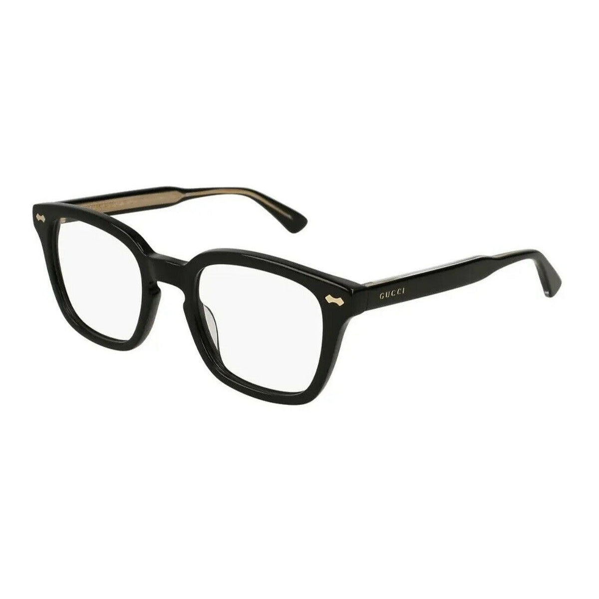 Gucci Unisex Sunglasses Spring Summer 2017 Black Transparent Demo Lens Demo Lens  GG0184O 001