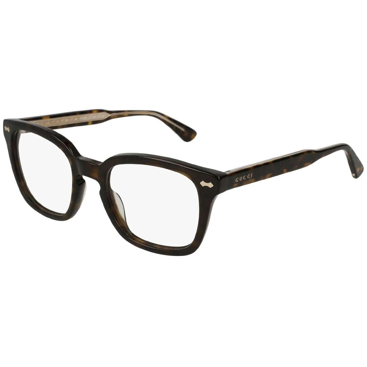 Gucci Unisex Sunglasses Spring Summer 2017 Havana Transparent Demo Lens Demo Lens  GG0184O 002