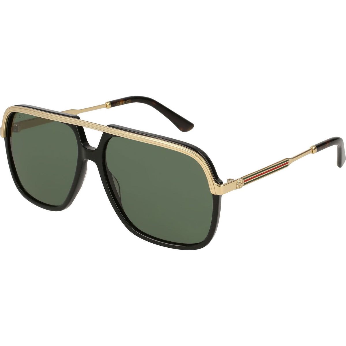 Gucci Unisex Sunglasses Fall Winter 2017 Black Green Nylon Nylon GG0200S 001