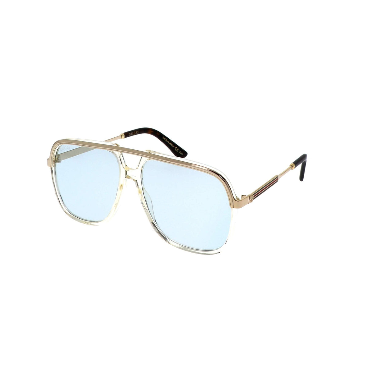 Gucci Unisex Sunglasses Fall Winter 2017 Yellow Light Blue Nylon Nylon GG0200S 005