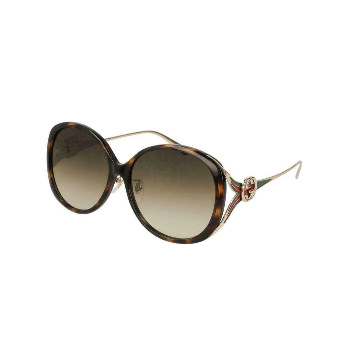 Gucci Women's Sunglasses Fall Winter 2017 Havana Brown Nylon Nylon Gradient GG0226SK 003