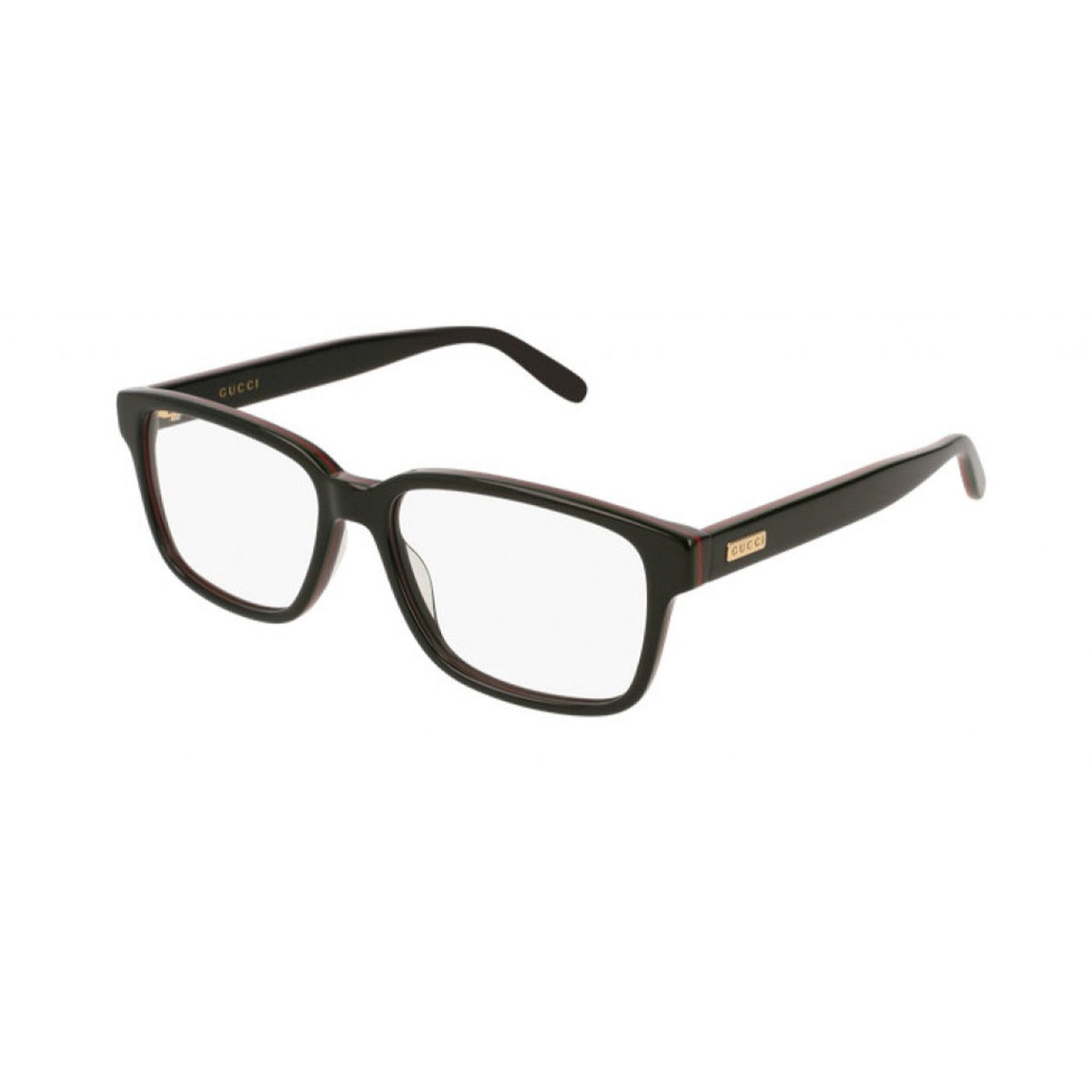 Gucci Unisex Sunglasses Spring Summer 2018 Black Transparent Demo Lens Demo Lens  GG0272O 005
