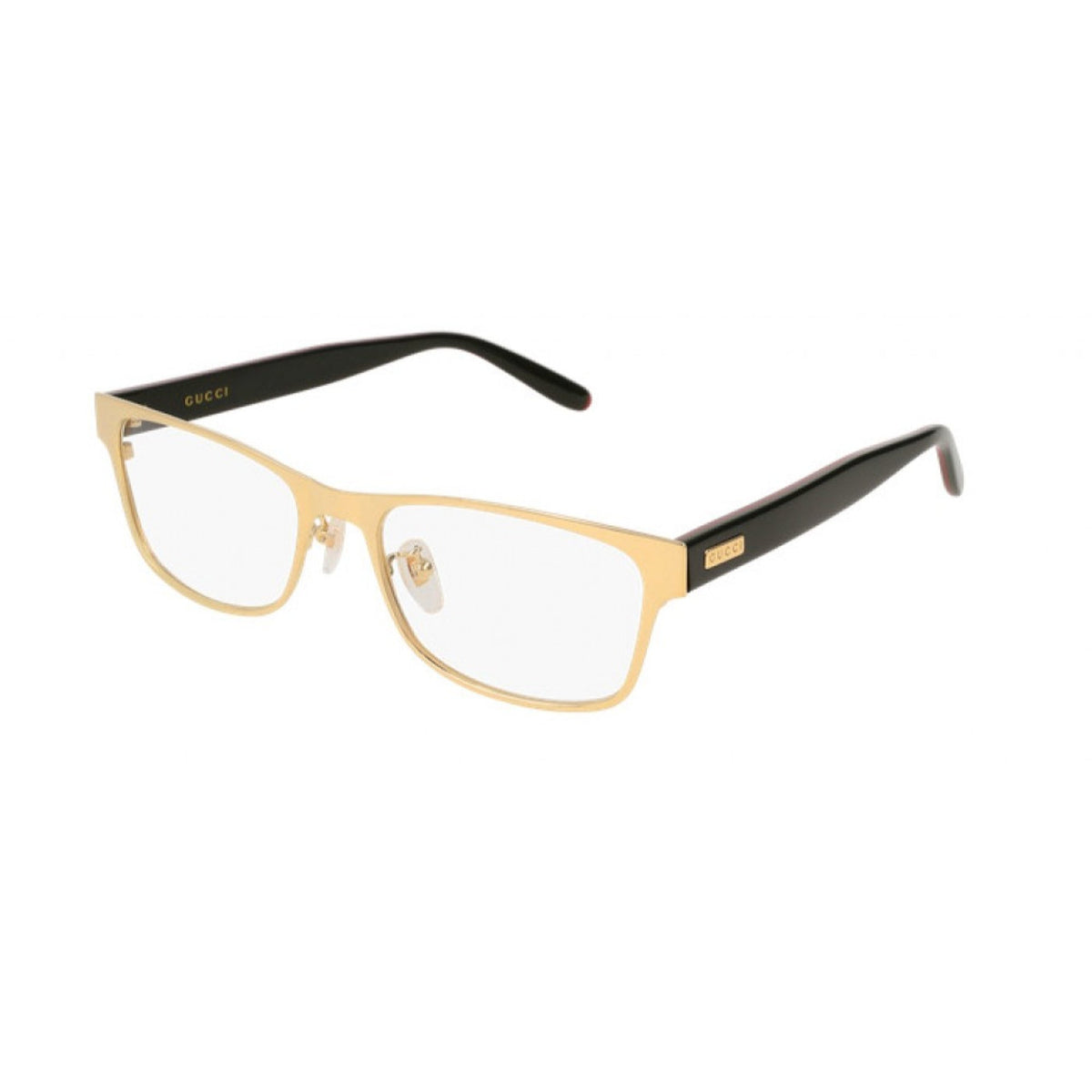 Gucci Unisex Sunglasses Spring Summer 2018 Gold Transparent Demo Lens Demo Lens  GG0274OJ 002