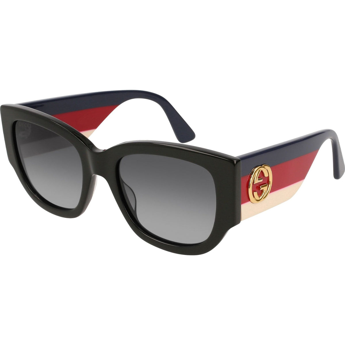 Gucci Women's Sunglasses Spring Summer 2018 Black Grey Nylon Nylon Gradient GG0276S 001