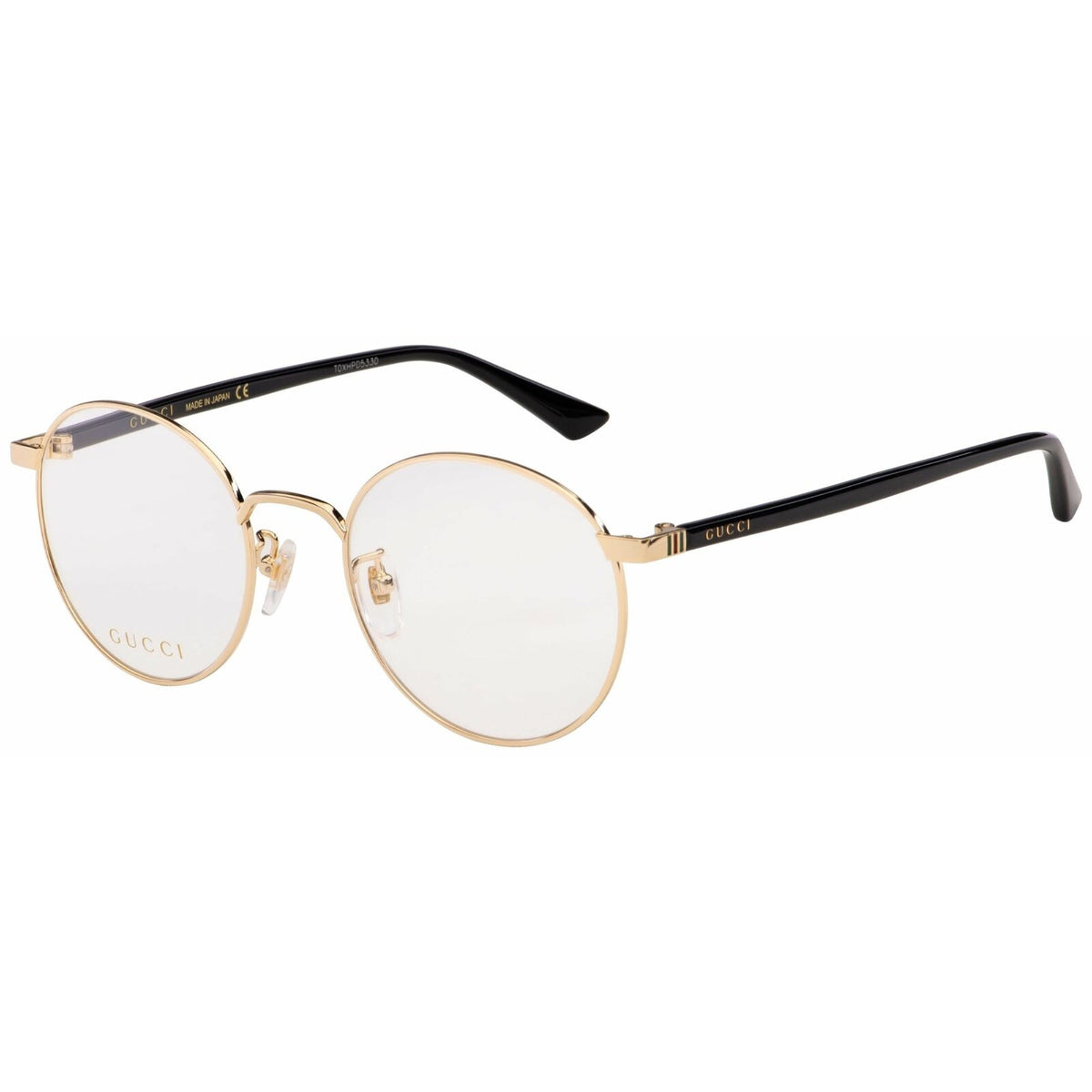Gucci Unisex Sunglasses Spring Summer 2018 Gold Transparent Demo Lens Demo Lens  GG0297OK 001