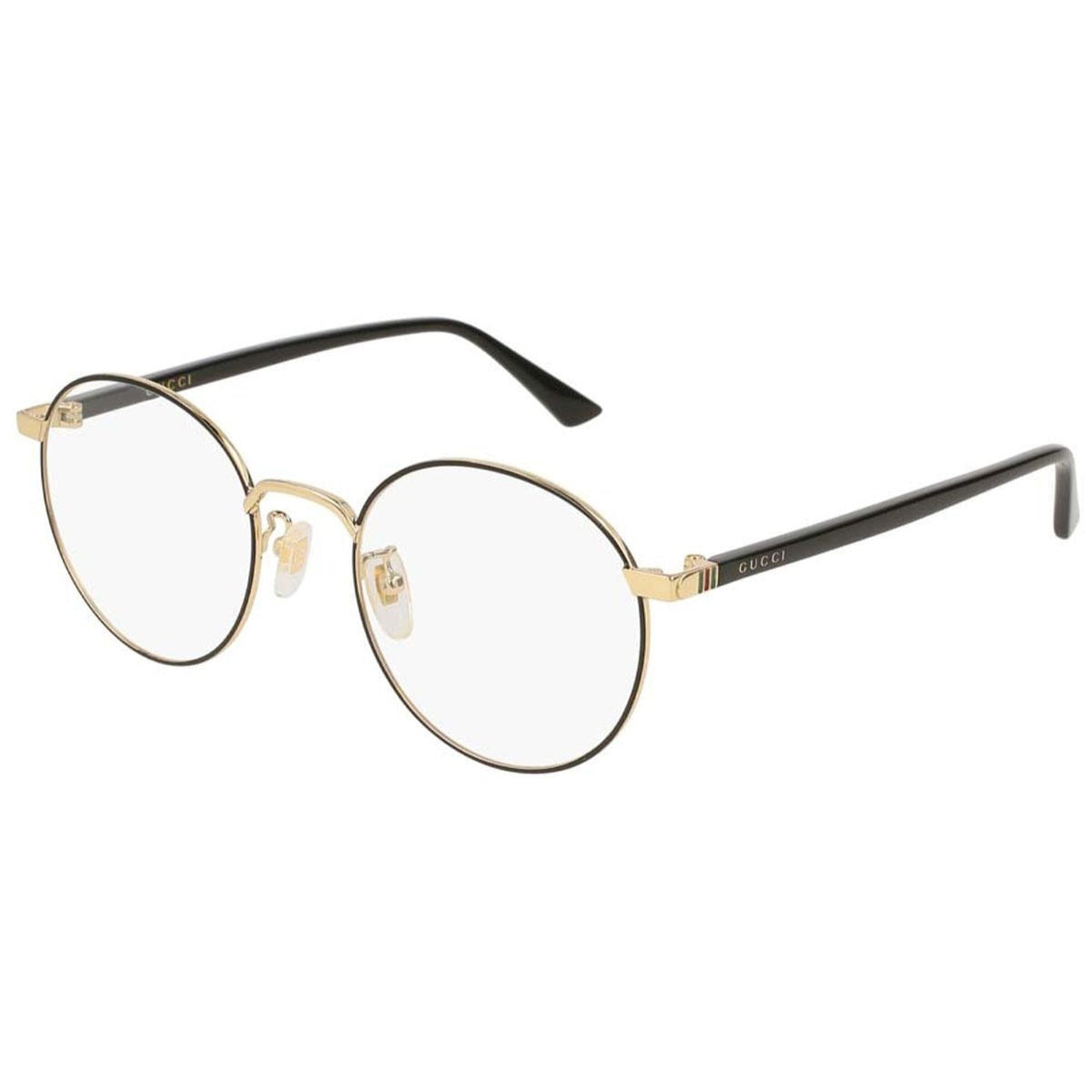 Gucci Unisex Sunglasses Spring Summer 2018 Black Transparent Demo Lens Demo Lens  GG0297OK 003