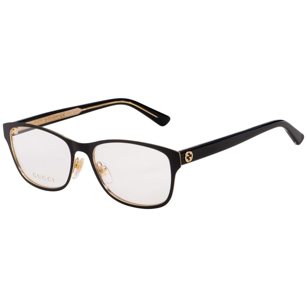 Gucci Women's Sunglasses Fall Winter 2017 Black Transparent Demo Lens Demo Lens  GG0304O 001