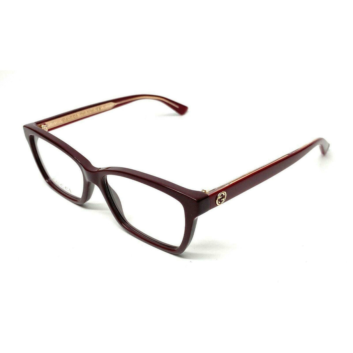 Gucci Women's Sunglasses Fall Winter 2017 Burgundy Transparent Demo Lens Demo Lens  GG0312O 003