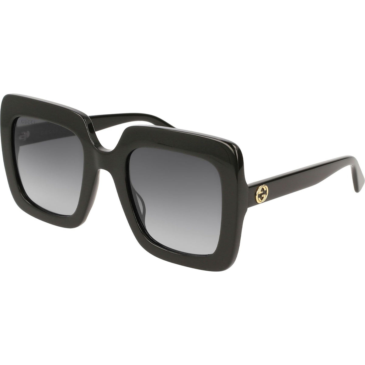 Gucci Women's Sunglasses Spring Summer 2018 Black Grey Nylon Nylon Gradient GG0328S 001