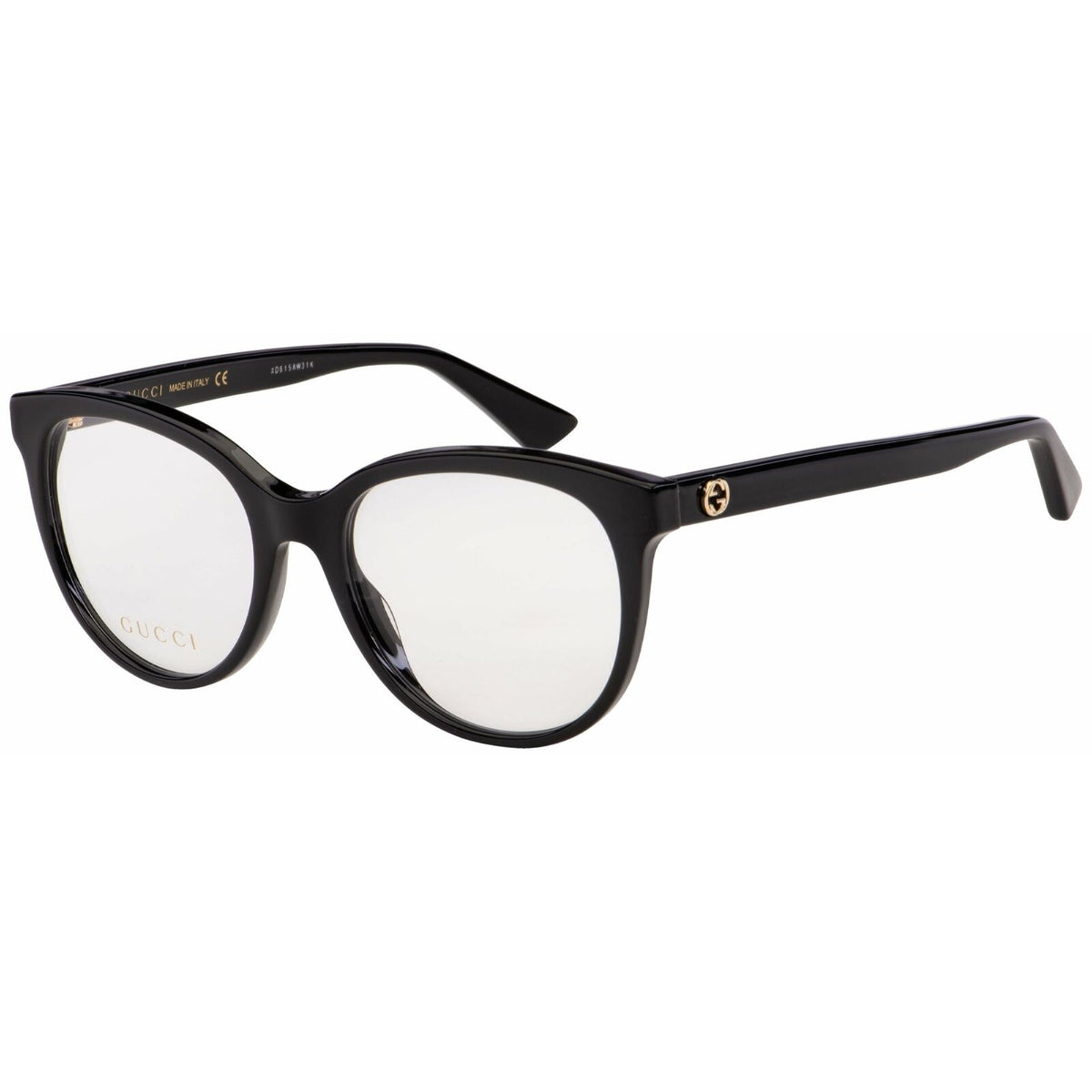 Gucci Women's Sunglasses Spring Summer 2018 Black Transparent Demo Lens Demo Lens  GG0329O 001