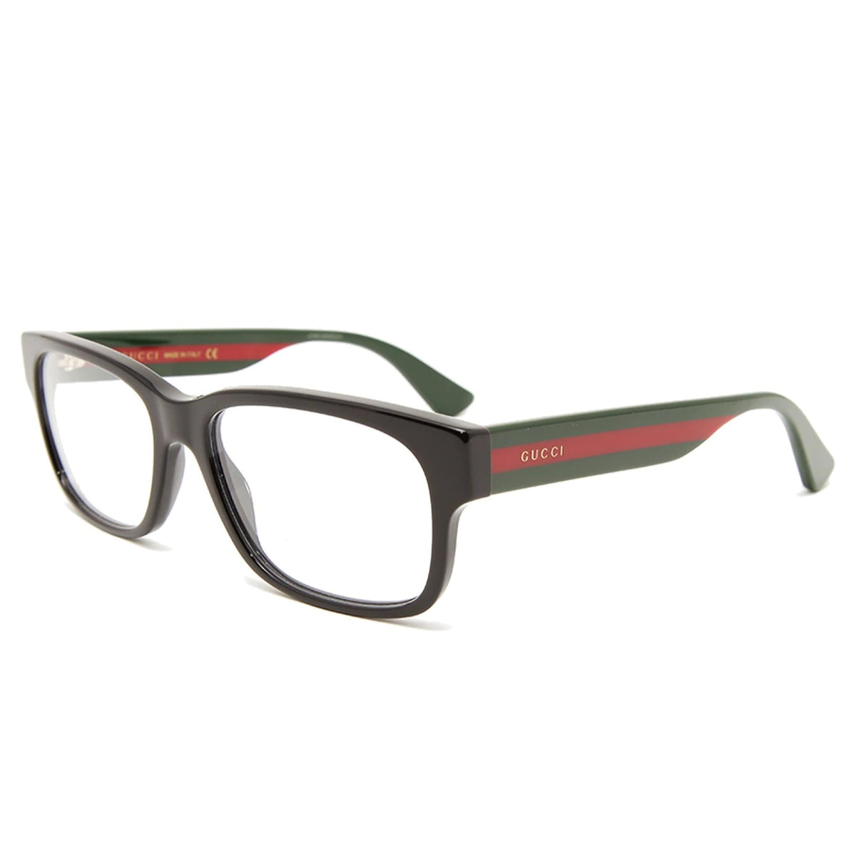 Gucci Men's Sunglasses Spring Summer 2018 Black Transparent Demo Lens Demo Lens  GG0343O 007