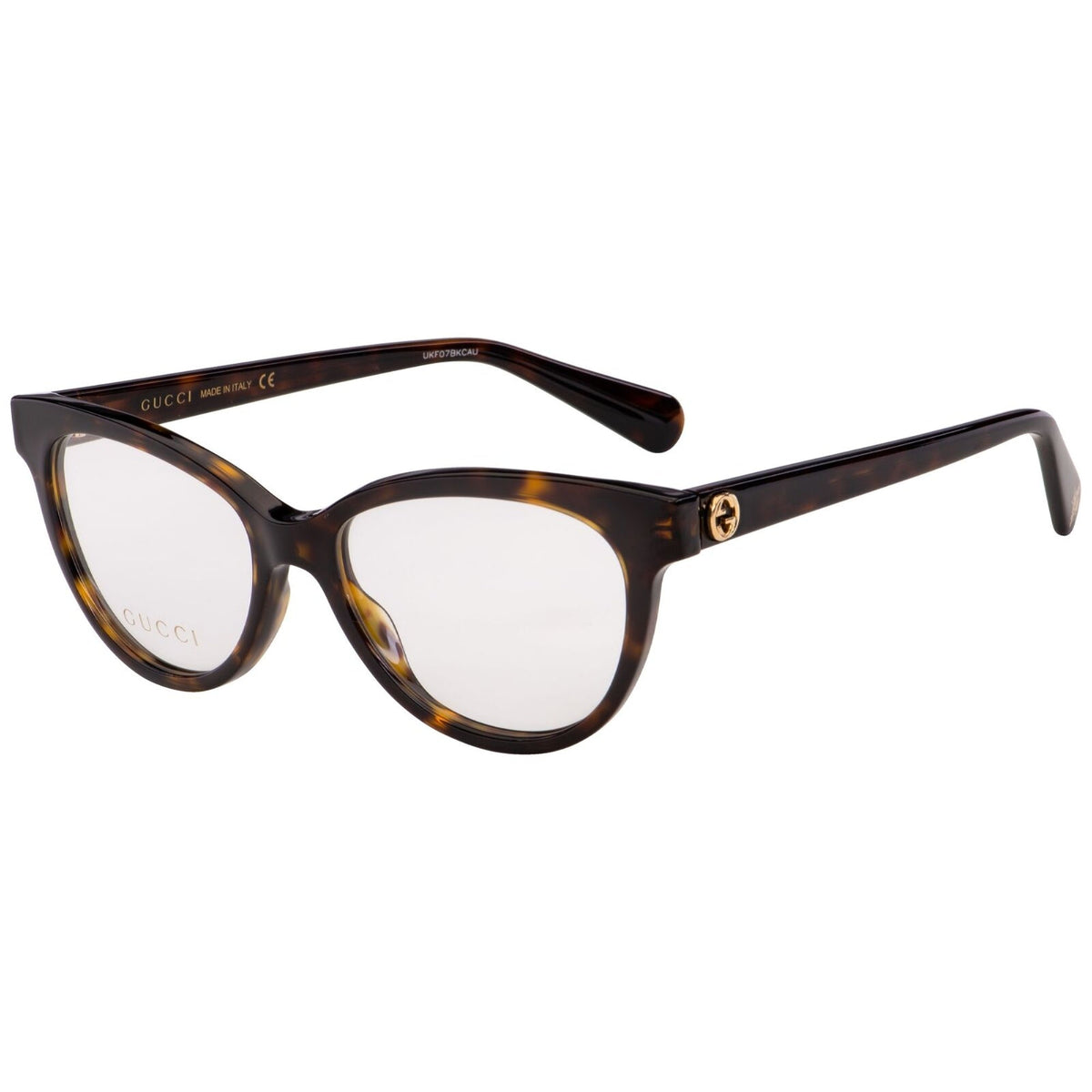 Gucci Women's Sunglasses Fall Winter 2018 Havana Transparent Demo Lens Demo Lens  GG0373O 002