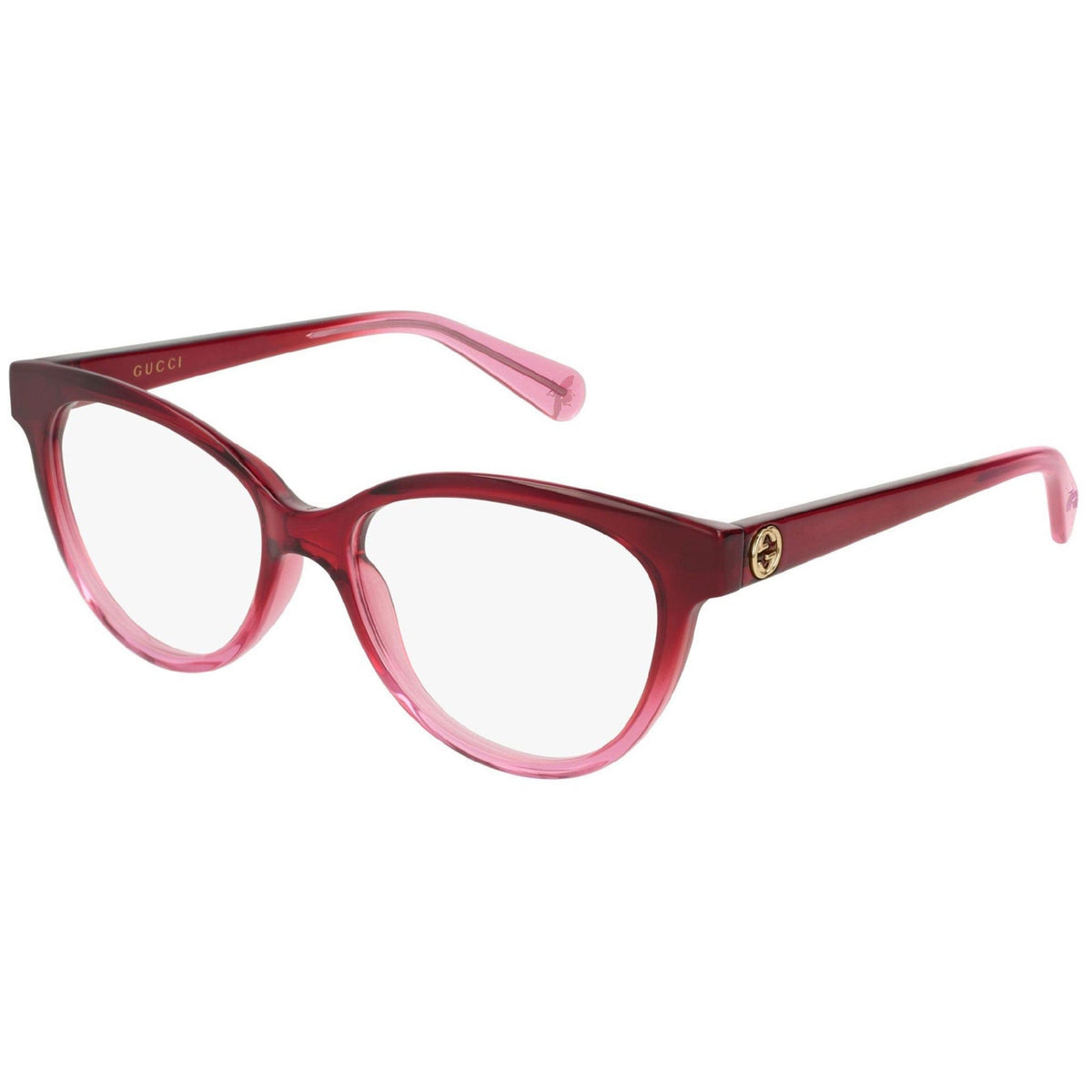 Gucci Women's Sunglasses Fall Winter 2018 Red Transparent Demo Lens Demo Lens  GG0373O 005