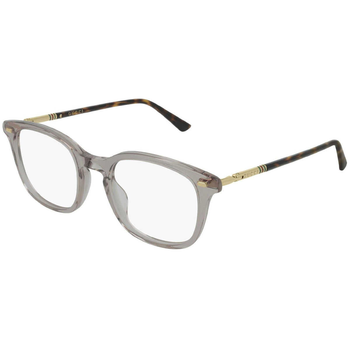 Gucci Men's Sunglasses Fall Winter 2018 Grey Transparent Demo Lens Demo Lens  GG0390O 003