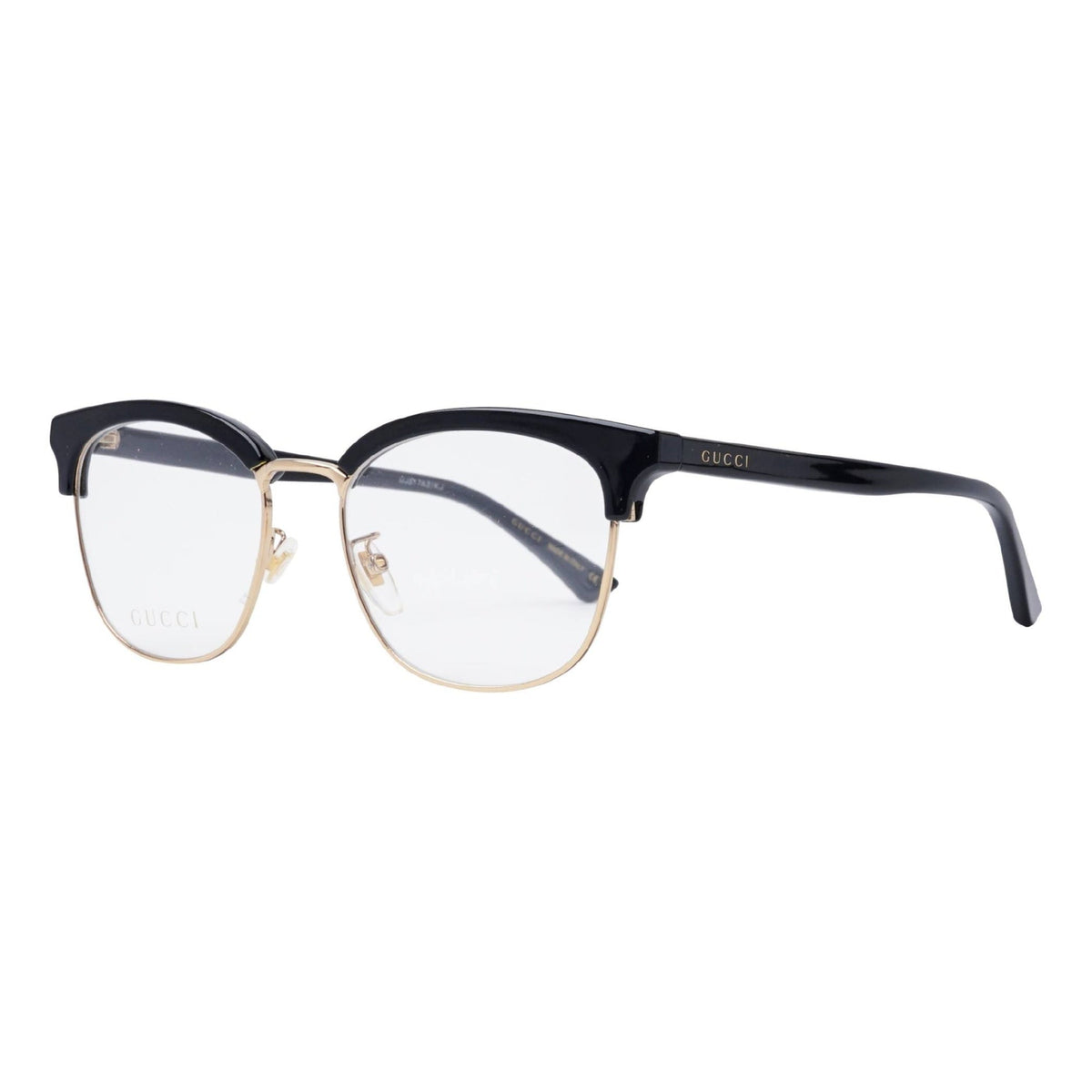 Gucci Unisex Sunglasses Fall Winter 2018 Black Transparent Demo Lens Demo Lens  GG0409OK 001