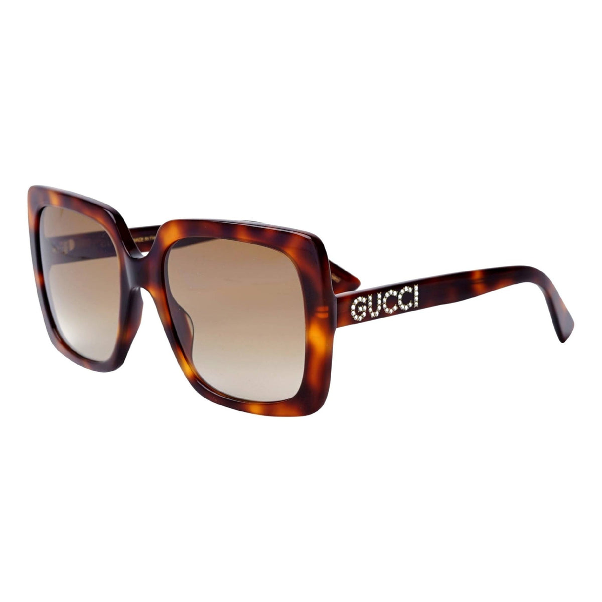 Gucci Women's Sunglasses Fall Winter 2018 Havana Brown Nylon Nylon Gradient GG0418S 003