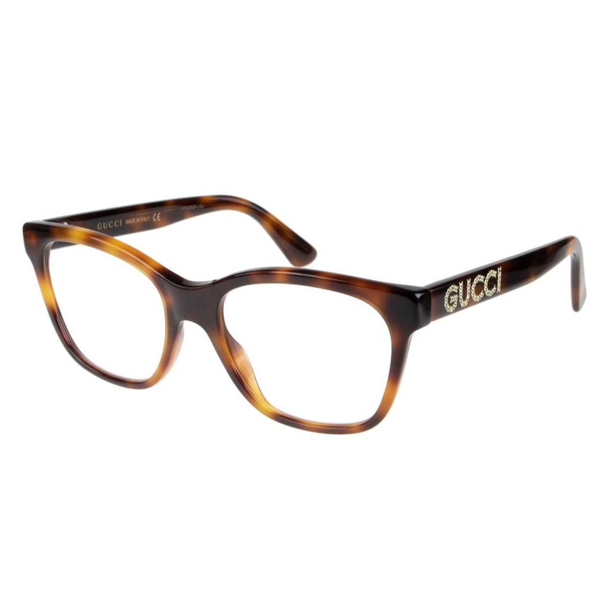 Gucci Women's Sunglasses Fall Winter 2018 Havana Transparent Demo Lens Demo Lens  GG0420O 002