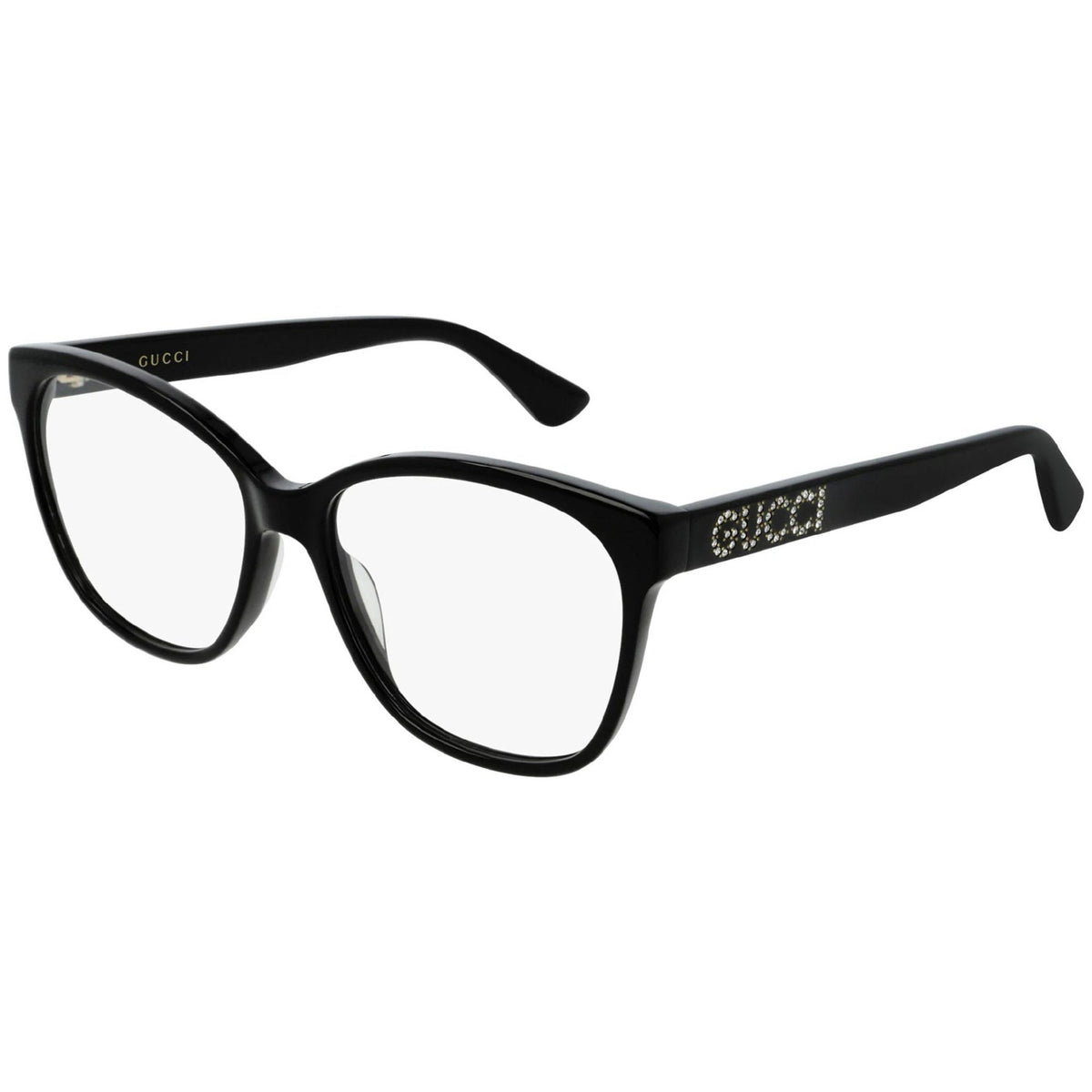 Gucci Women's Sunglasses Fall Winter 2018 Black Transparent Demo Lens Demo Lens  GG0421O 001