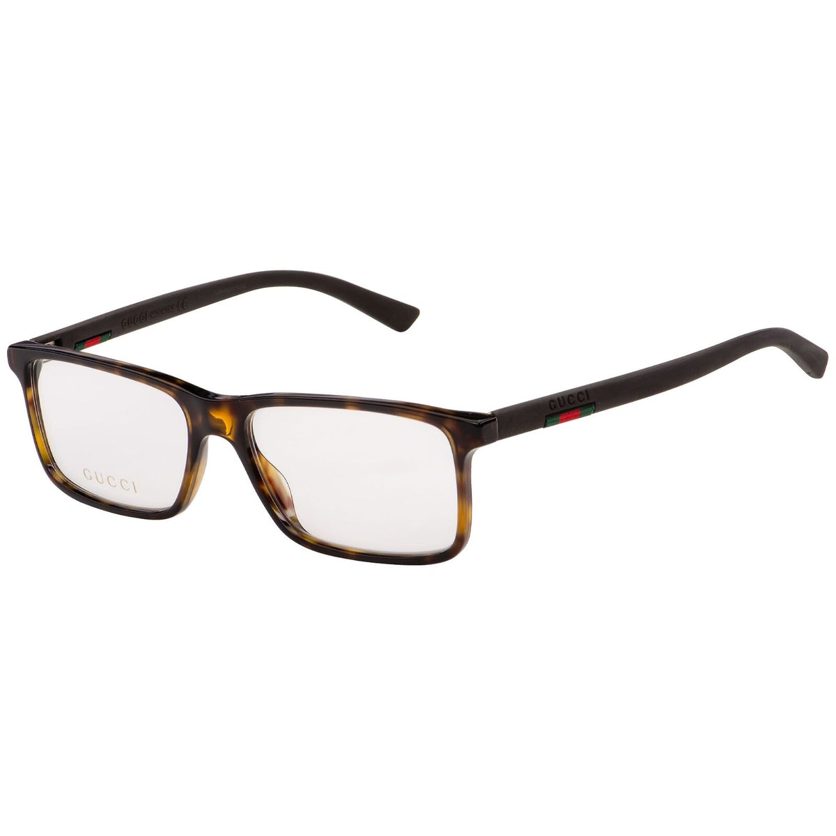 Gucci Men's Sunglasses Fall Winter 2018 Havana Transparent Demo Lens Demo Lens  GG0424O 002