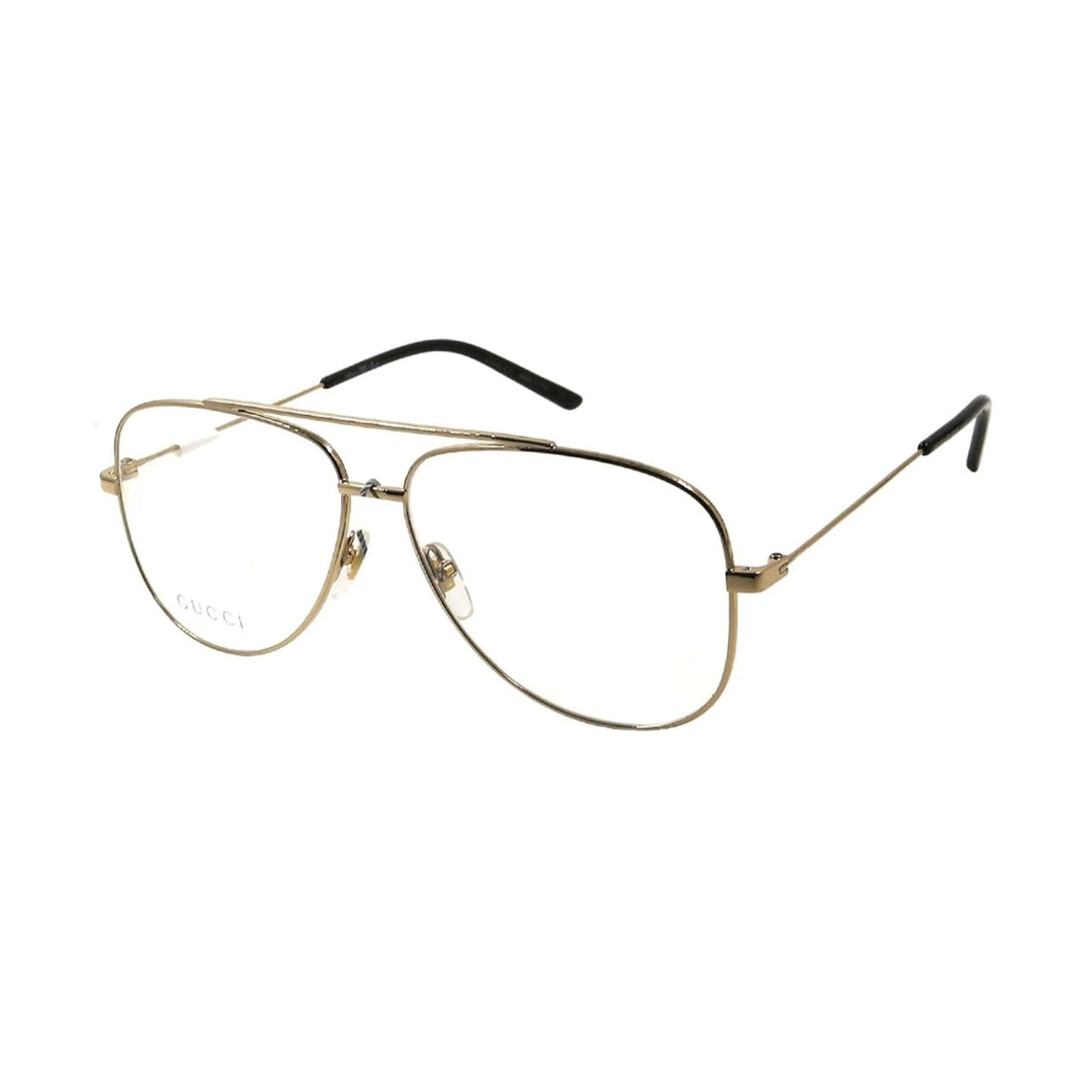 Gucci Men's Sunglasses Spring Summer 2019 Gold Transparent Demo Lens Demo Lens  GG0442O 002