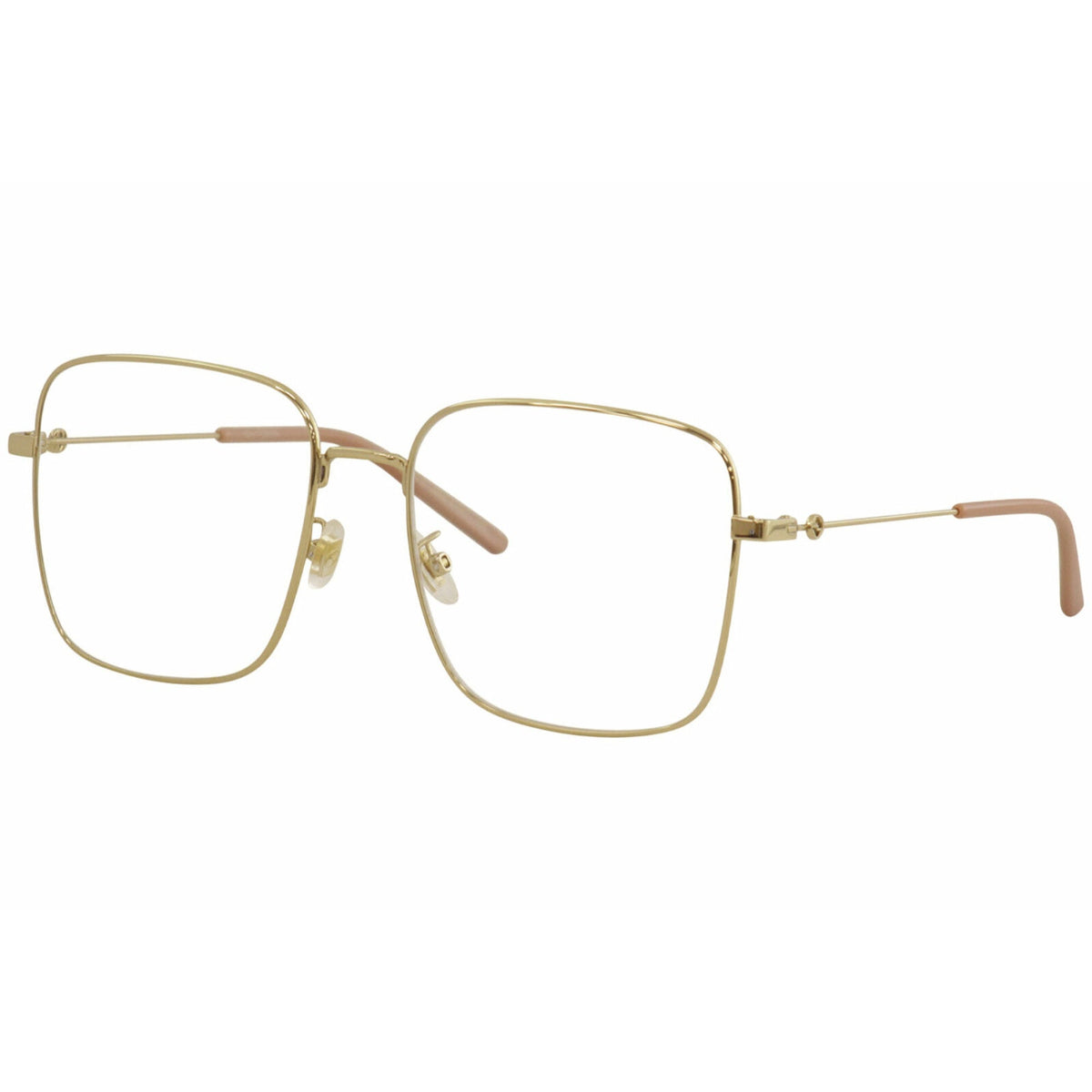 Gucci Women's Sunglasses Spring Summer 2019 Gold Transparent Demo Lens Demo Lens  GG0445O 001