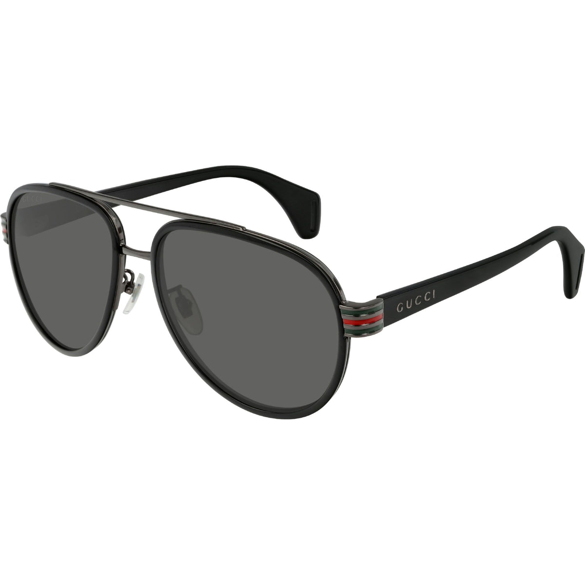 Gucci Men's Sunglasses Spring Summer 2019 Black Grey POLAR CR 39 POLAR CR 39 GG0447S 001