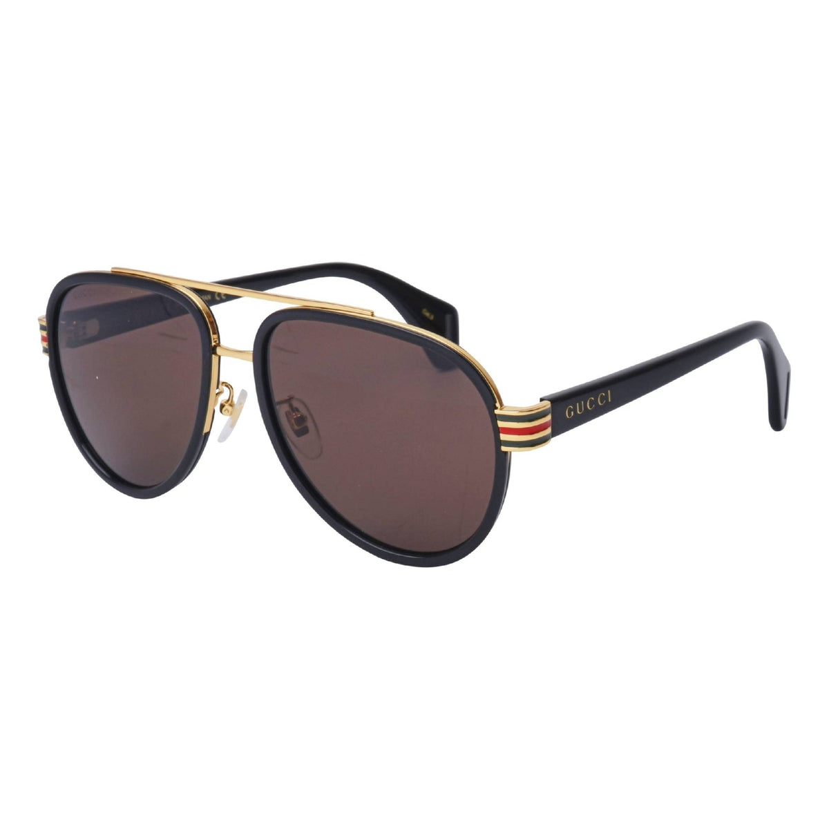 Gucci Men's Sunglasses Spring Summer 2019 Black Brown Nylon Nylon GG0447S 003