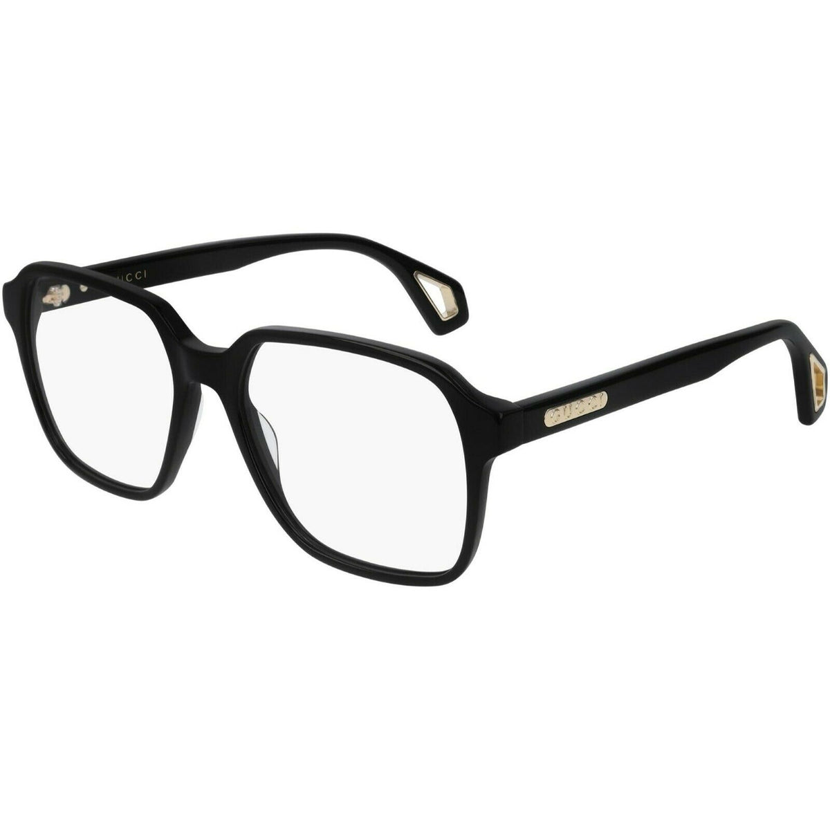 Gucci Men's Sunglasses Spring Summer 2019 Black Transparent Demo Lens Demo Lens  GG0469O 001