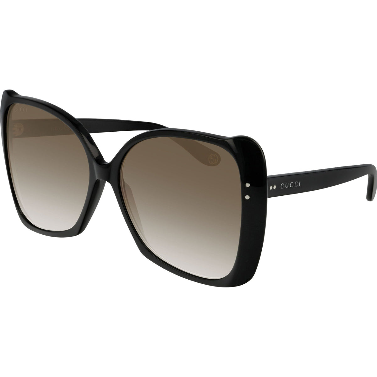 Gucci Women's Sunglasses Spring Summer 2019 Black Brown Nylon Nylon Gradient GG0471S 001