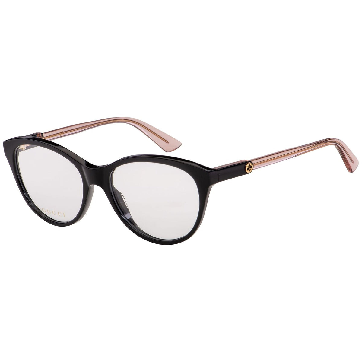Gucci Women's Sunglasses Spring Summer 2019 Black Transparent Demo Lens Demo Lens  GG0486O 004