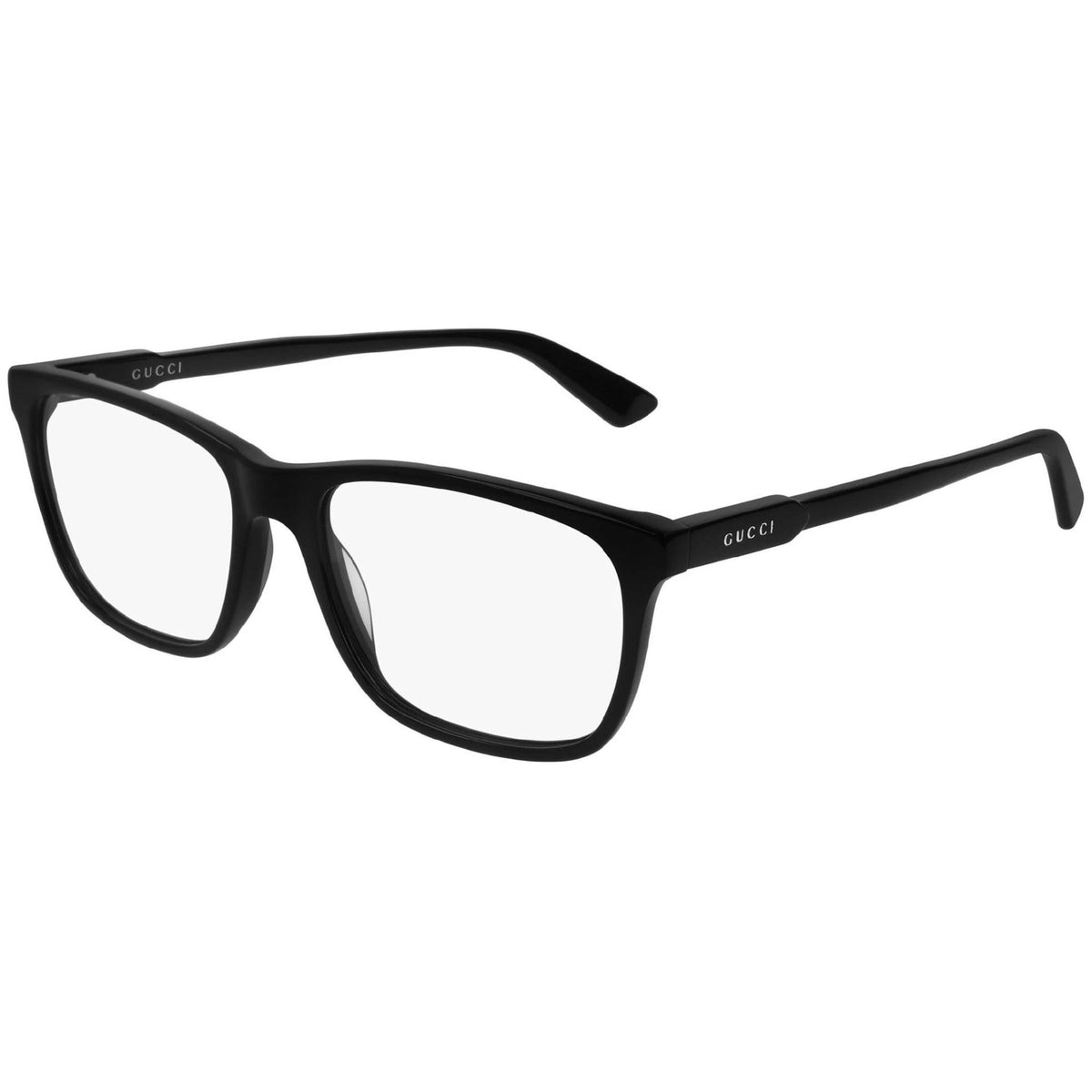 Gucci Men's Sunglasses Spring Summer 2019 Black Transparent Demo Lens Demo Lens  GG0490O 006