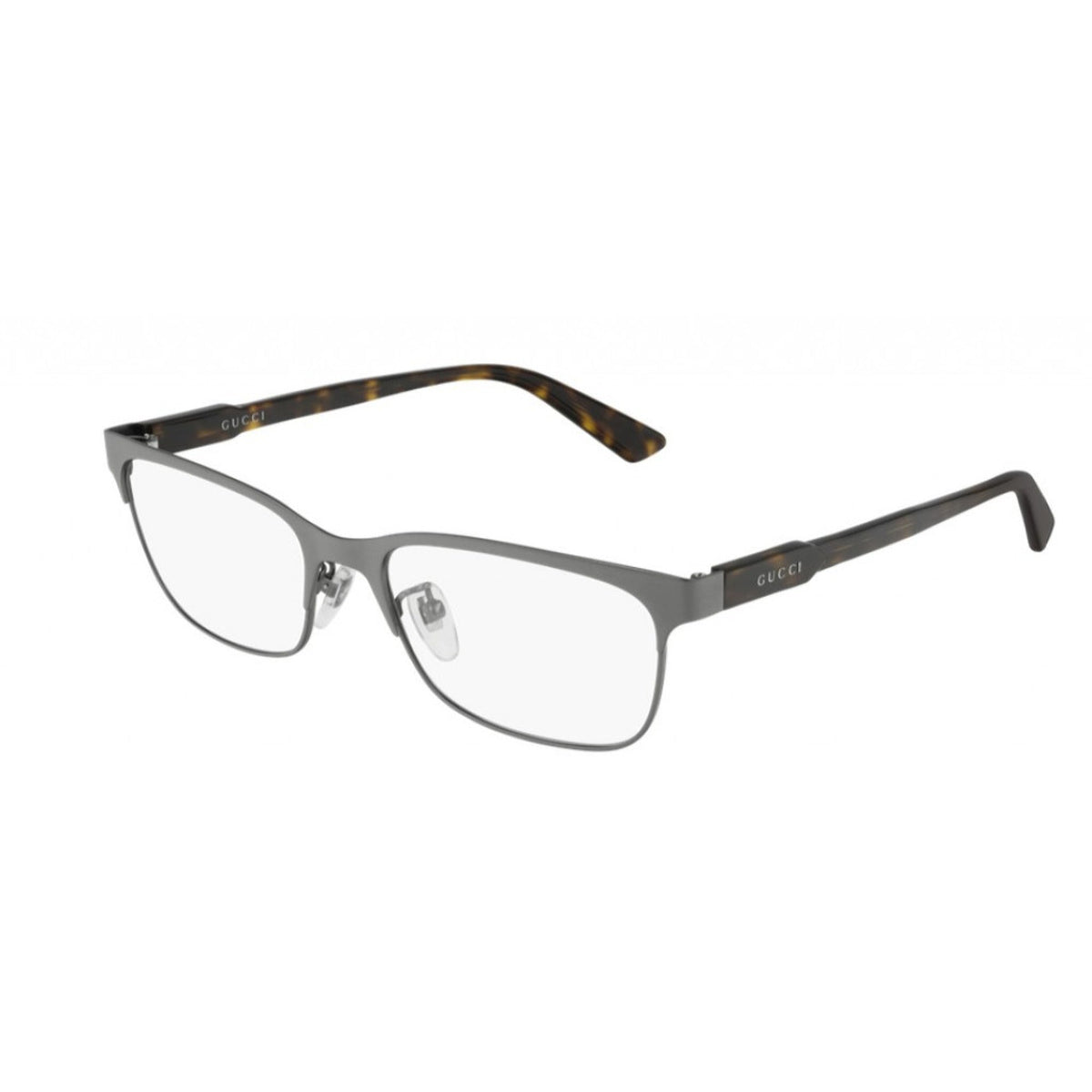 Gucci Unisex Sunglasses Spring Summer 2019 Ruthelium Transparent Demo Lens Demo Lens  GG0494OJ 002