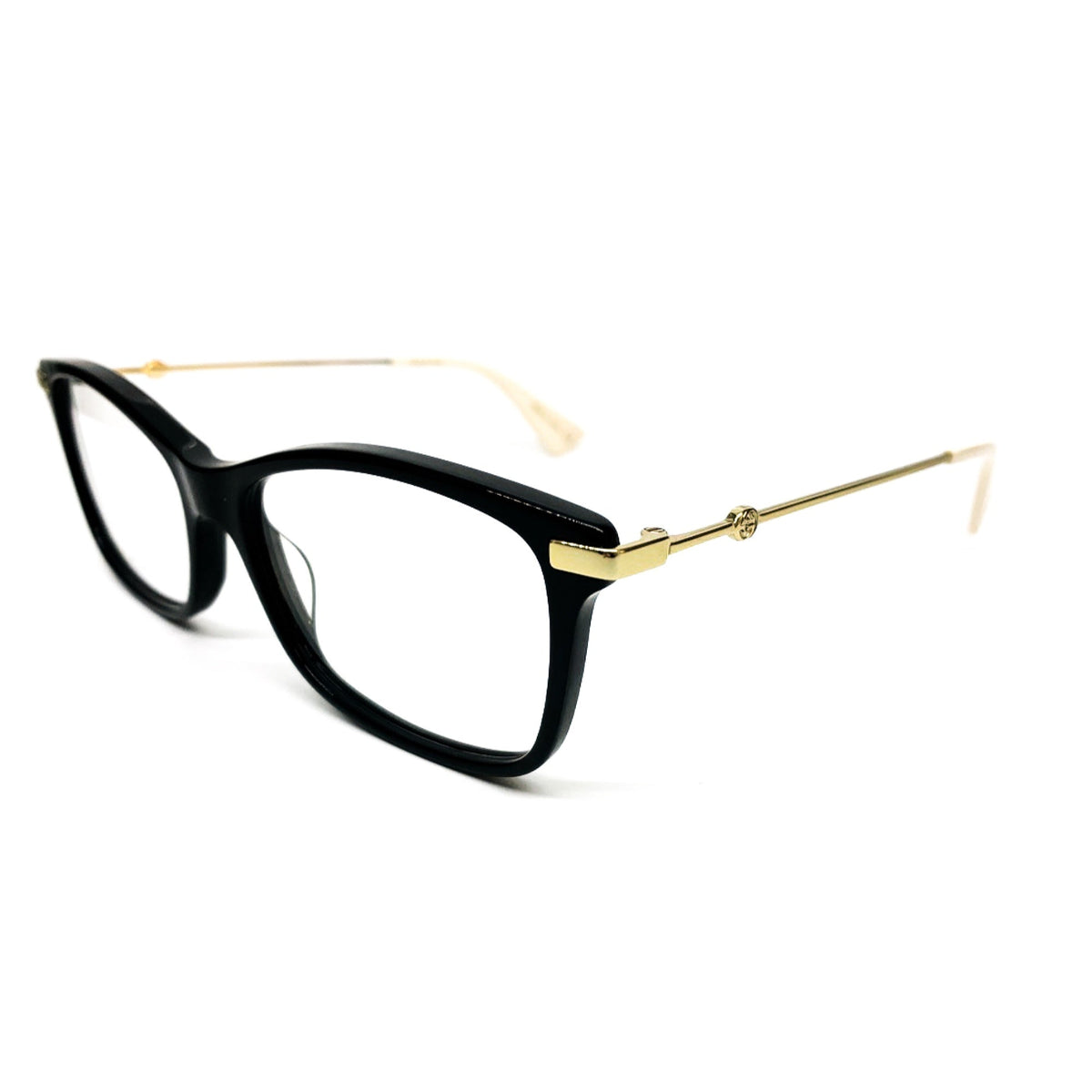 Gucci Women's Sunglasses Spring Summer 2019 Black Transparent Demo Lens Demo Lens  GG0513O 001