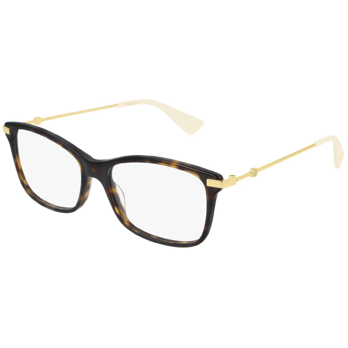 Gucci Women's Sunglasses Spring Summer 2019 Havana Transparent Demo Lens Demo Lens  GG0513O 002