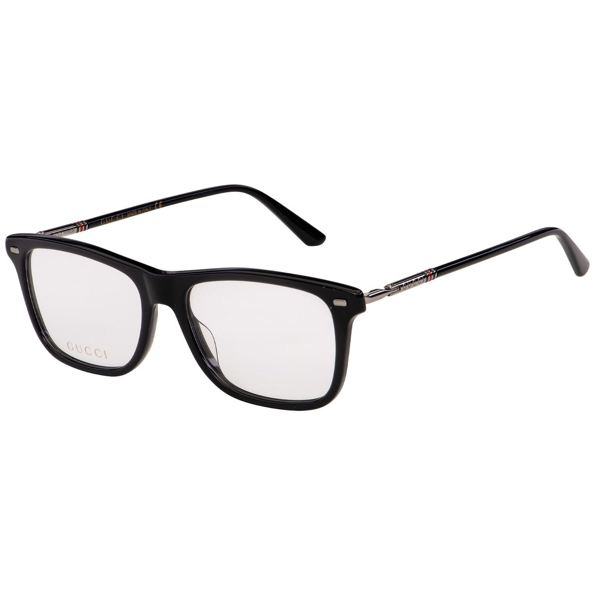 Gucci Men's Sunglasses Spring Summer 2019 Black Transparent Demo Lens Demo Lens  GG0519O 005