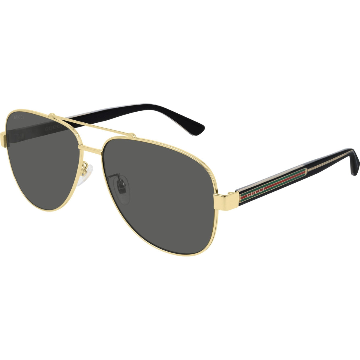 Gucci Men's Sunglasses Spring Summer 2019 Gold Grey Nylon Nylon GG0528S 006