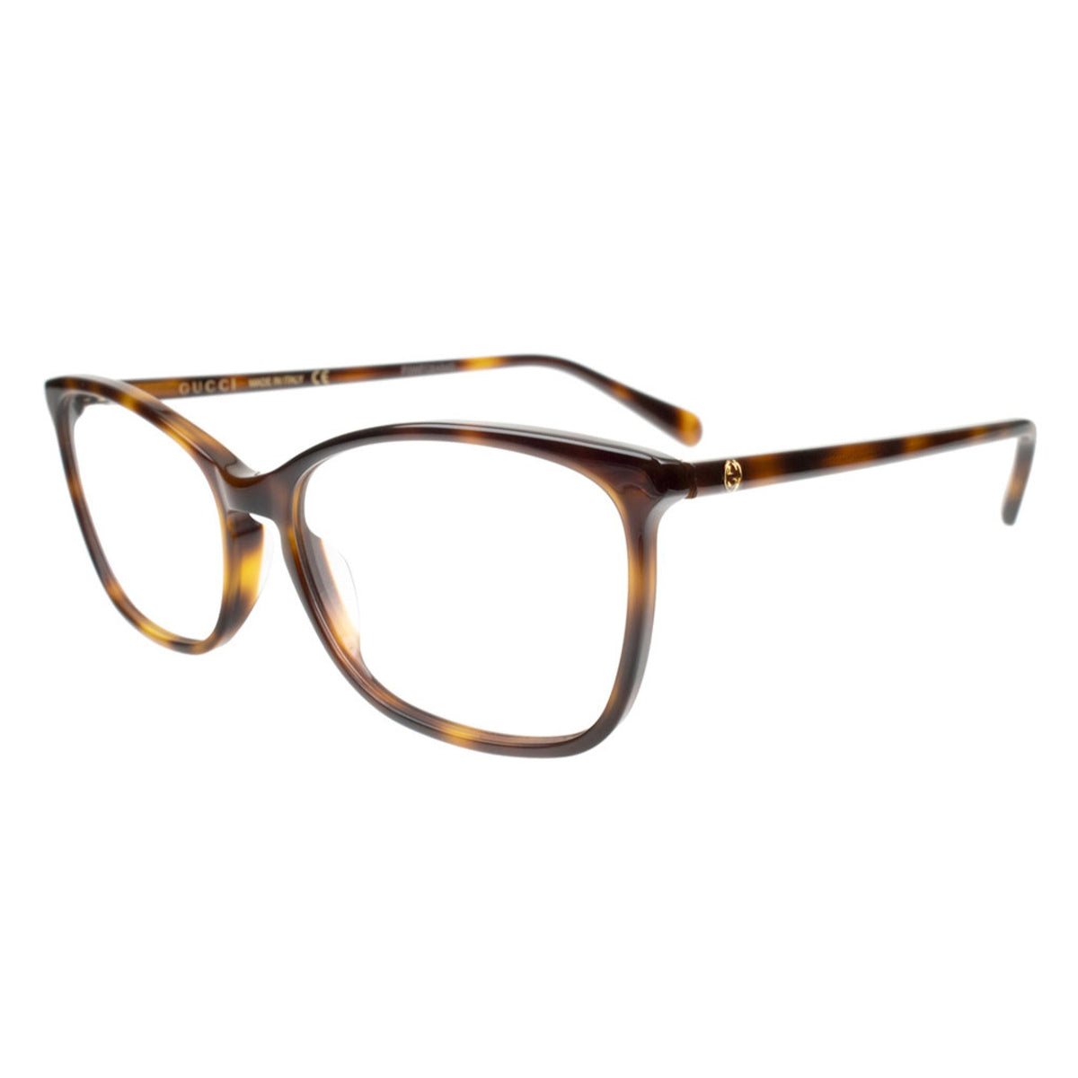 Gucci Women's Sunglasses Fall Winter 2019 Havana Transparent Demo Lens Demo Lens  GG0548O 006