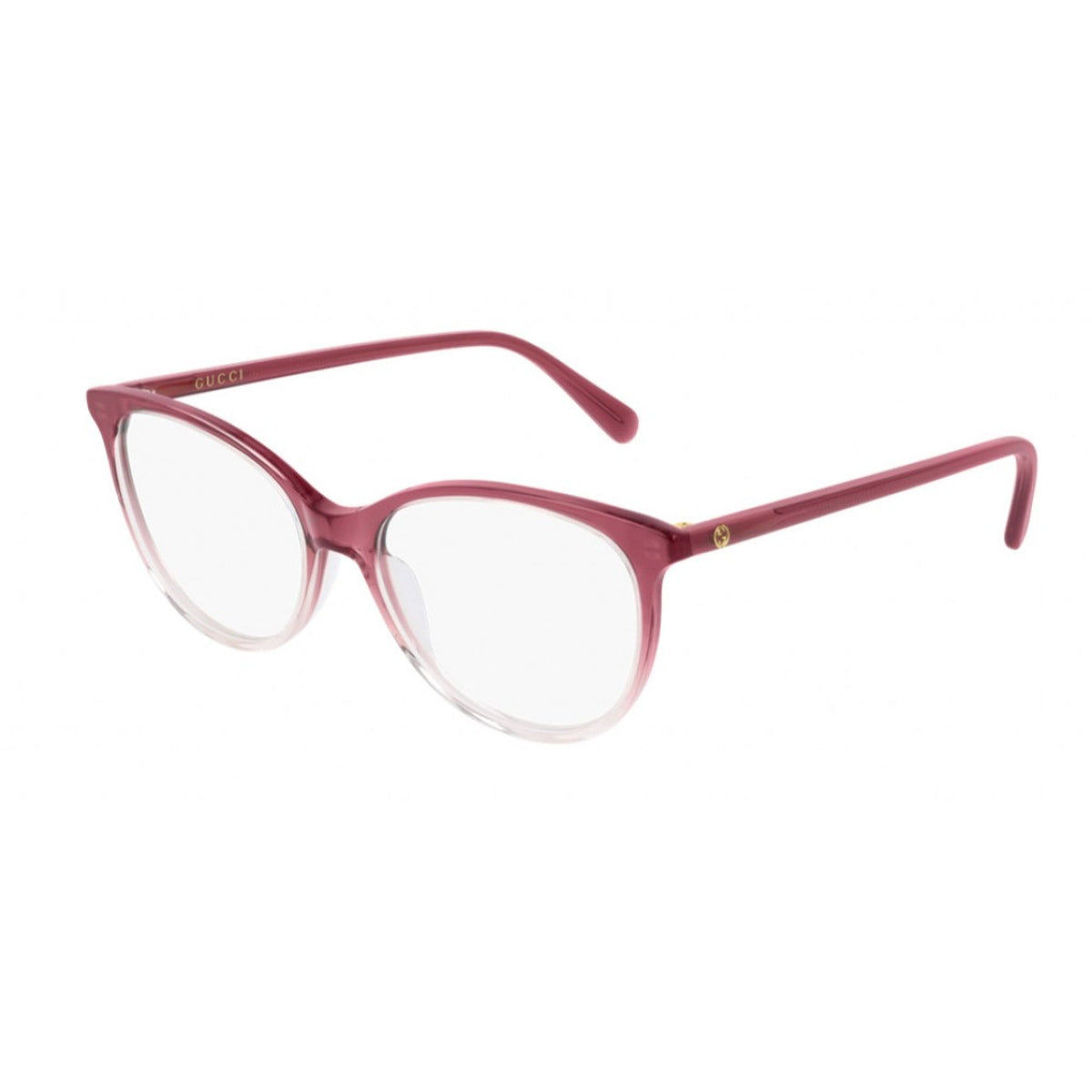 Gucci Women&#39;s Sunglasses Fall Winter 2019 Red Transparent Demo Lens Demo Lens  GG0550O 003